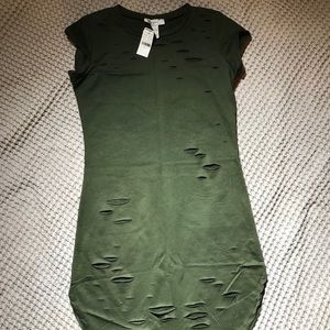 Olive green dress- NWT